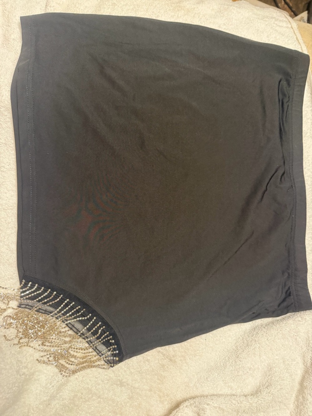 SHEIN Black Stretch Curve Skirt